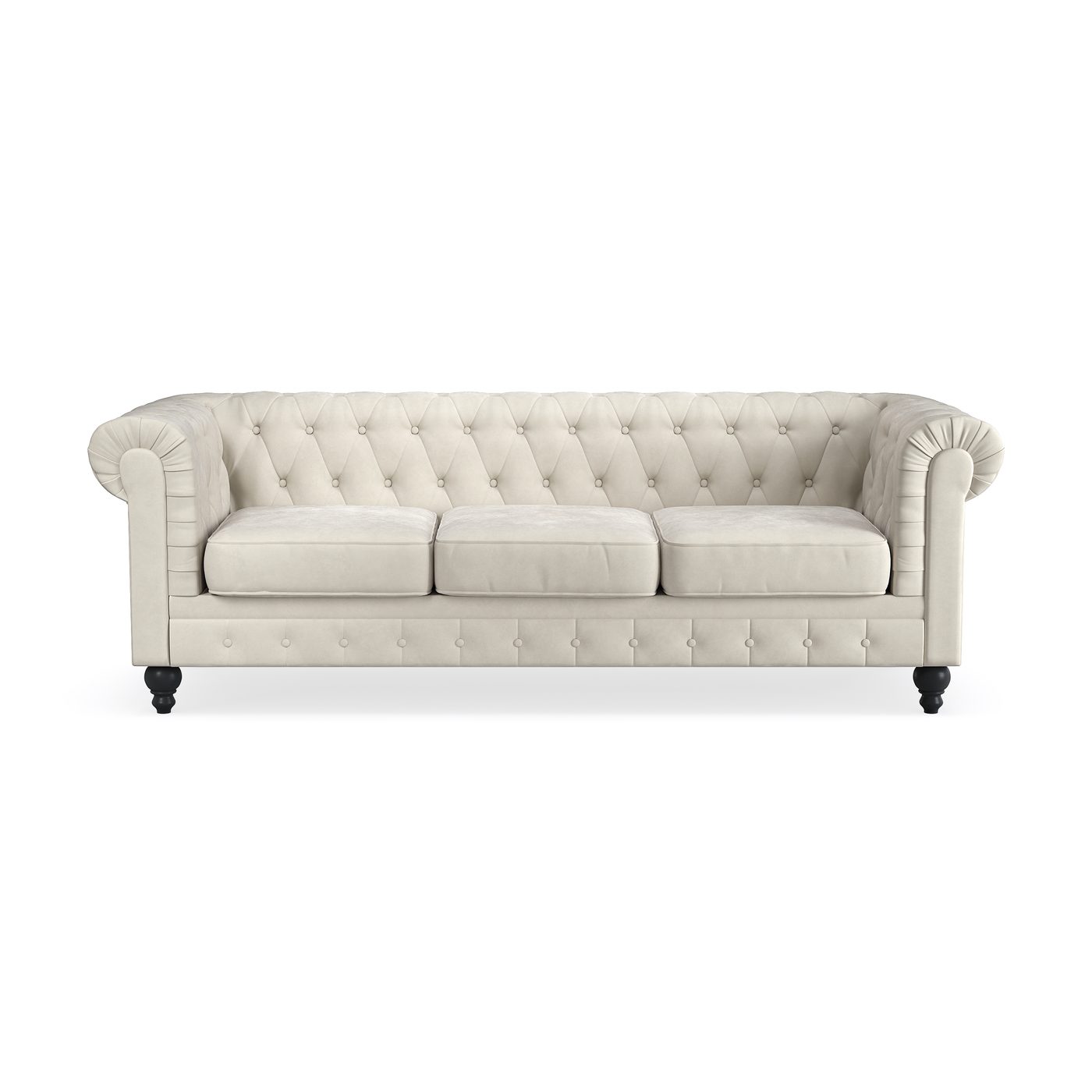 Soffa Manor House Chesterfield Lyx 3-sits Beige