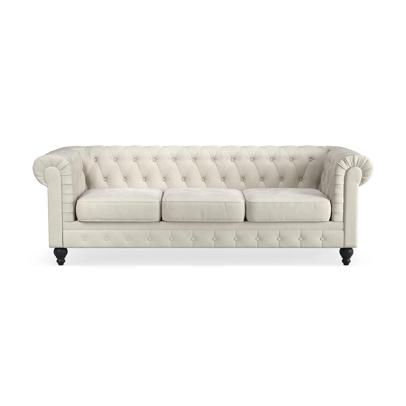 Soffa Manor House Chesterfield Lyx 3-sits Beige