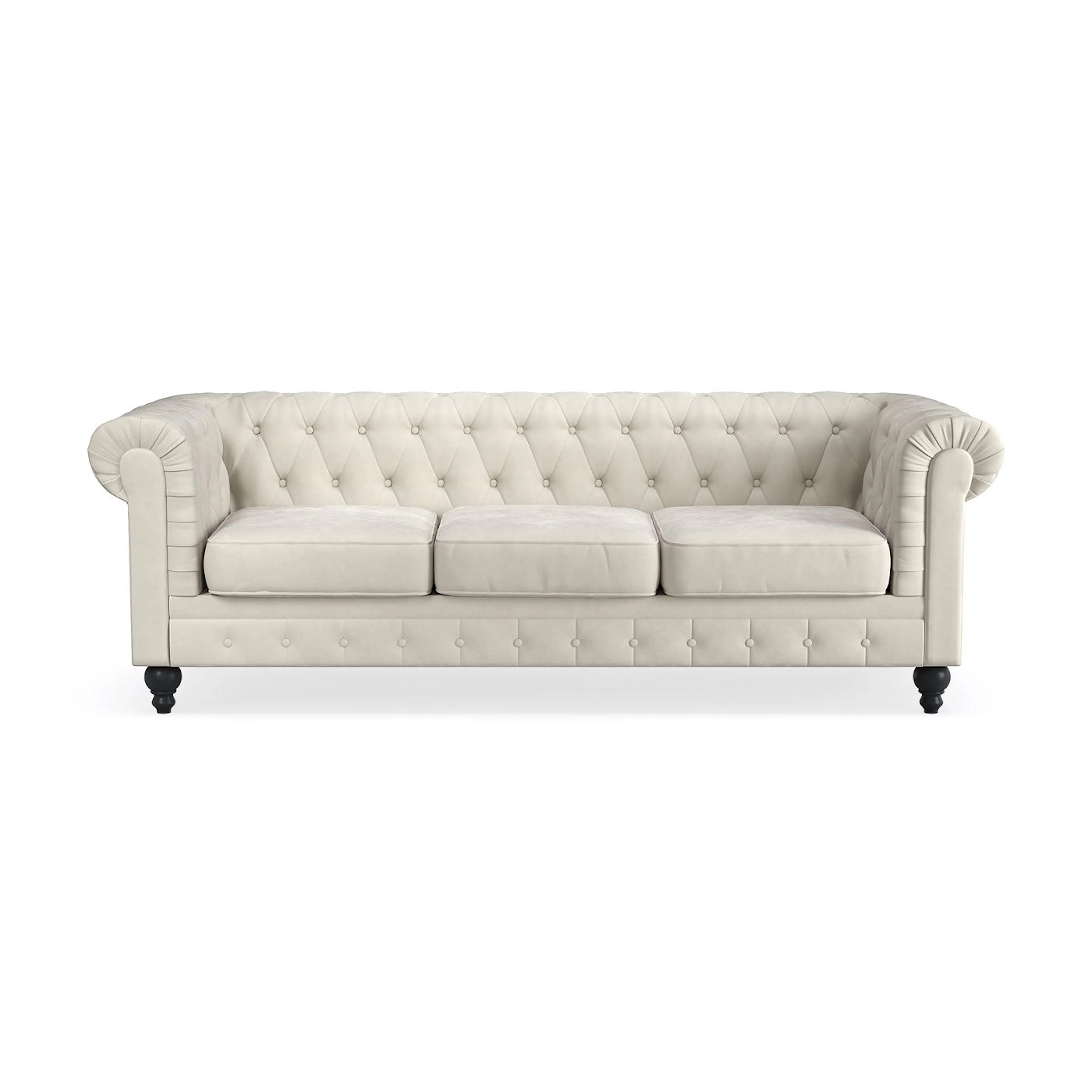 Soffa Manor House Chesterfield Lyx 3-sits Beige