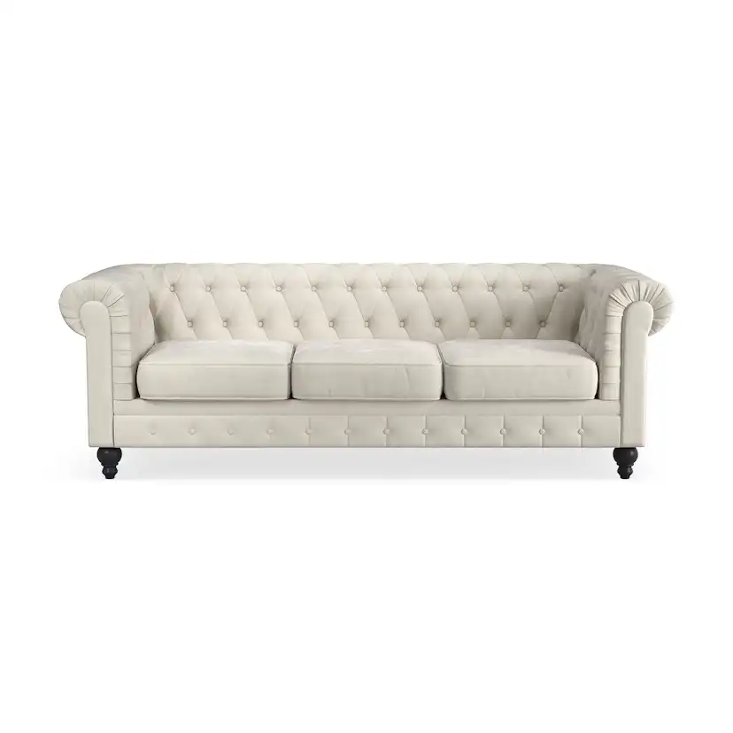 Soffa Manor House Chesterfield Lyx 3-sits Beige