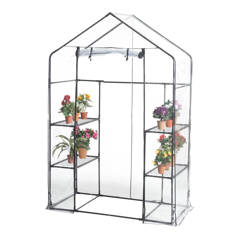 Miniväxthus Hortus Drivhus Transparent 4 Hyllor 143x73x195 cm