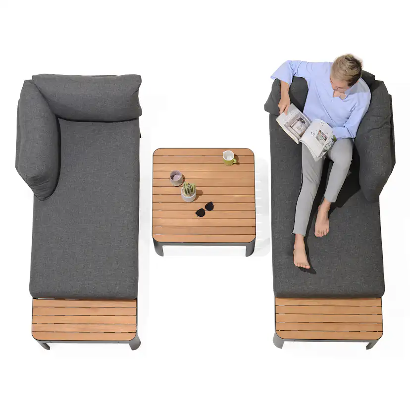 Loungegrupp LifestyleGarden Portals Dark Utomhus