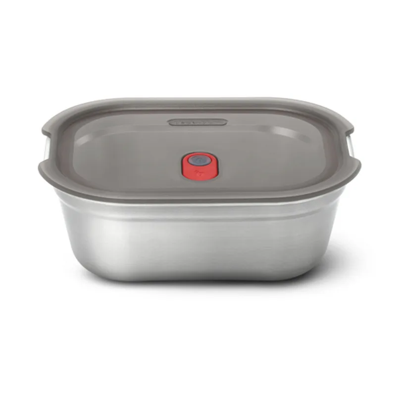 Matlåda Black+Blum Steel Box Grå/Röd