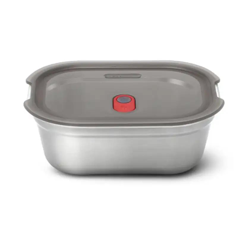 Matlåda Black+Blum Steel Box Grå/Röd