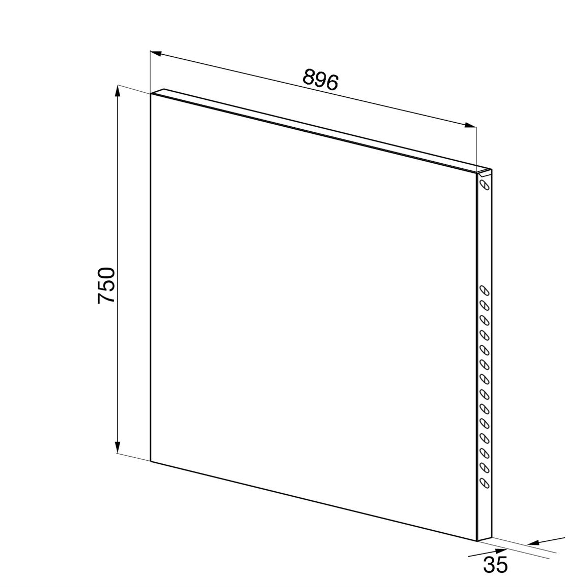 Stänkskydd Smeg KITC9X