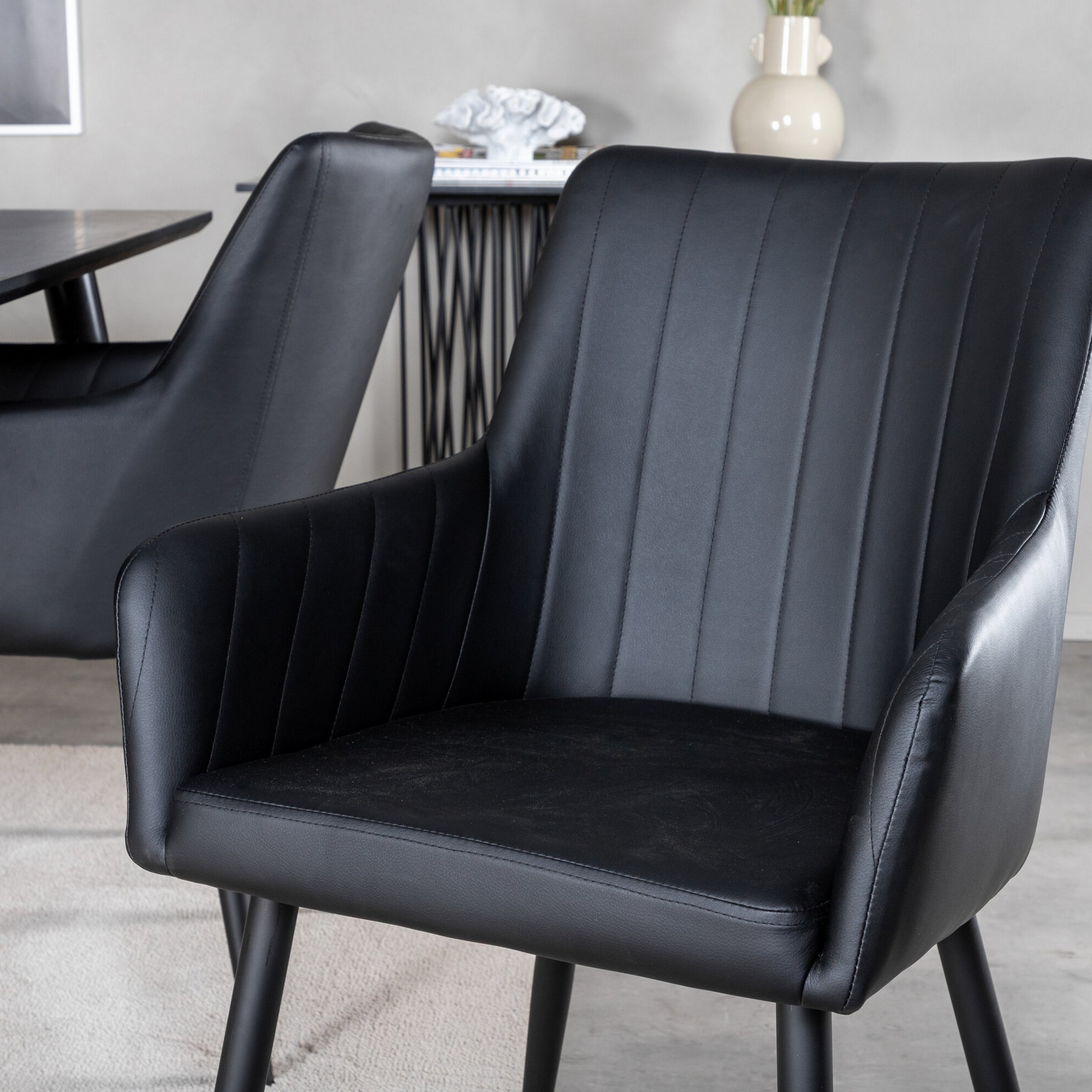 Matgrupp Venture Home Dipp Rektangulär med 4st Comfort Stolar