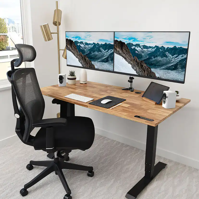Monitor Arm Desire2 Duo Aluminium upp till 32"