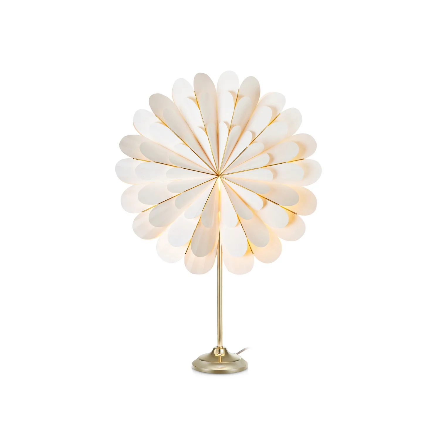 MARIGOLD Table Star 45cm White/Brass Vit/Mässing