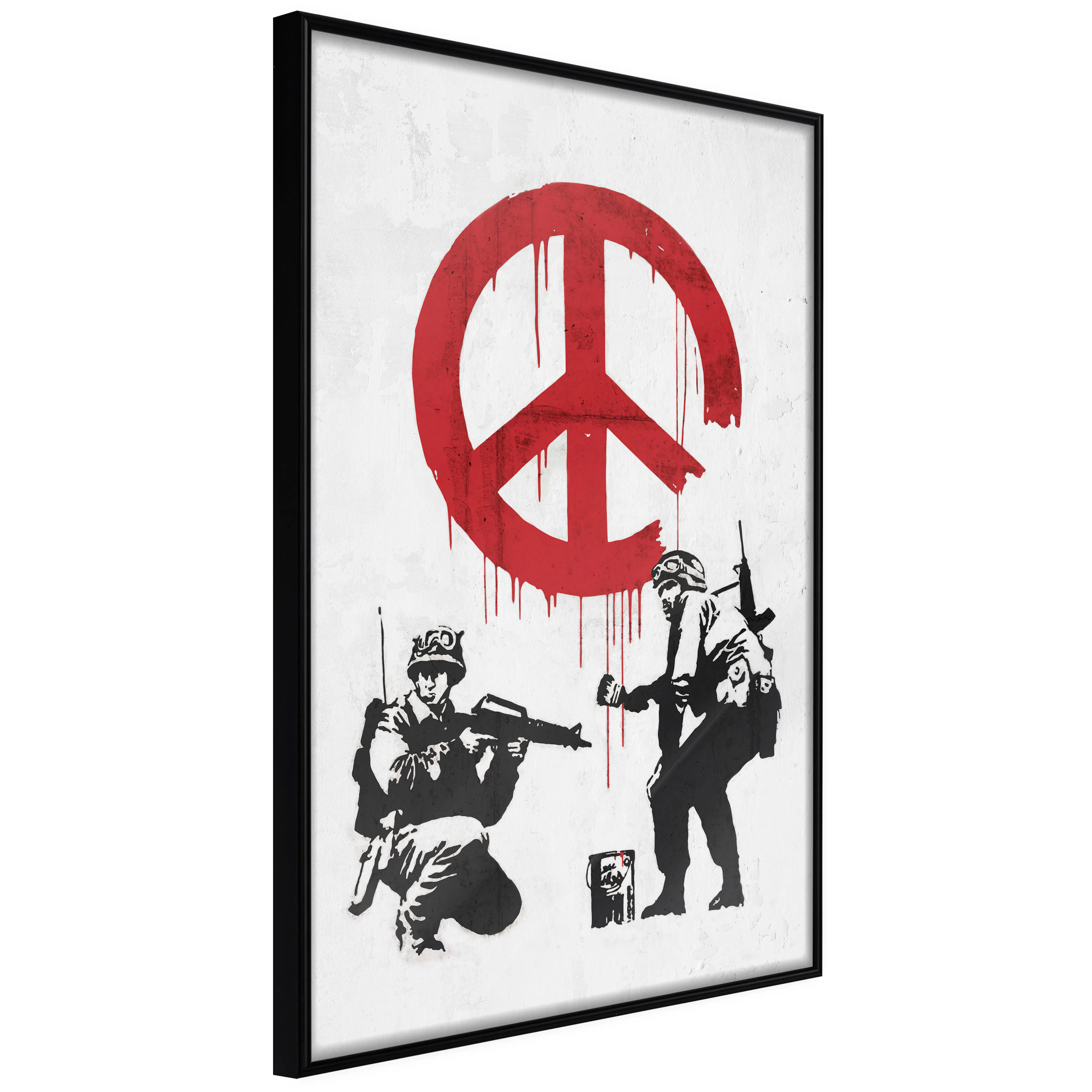Affisch - War and Peace [Poster] 20x30 Svart ram, 20x30 cm
