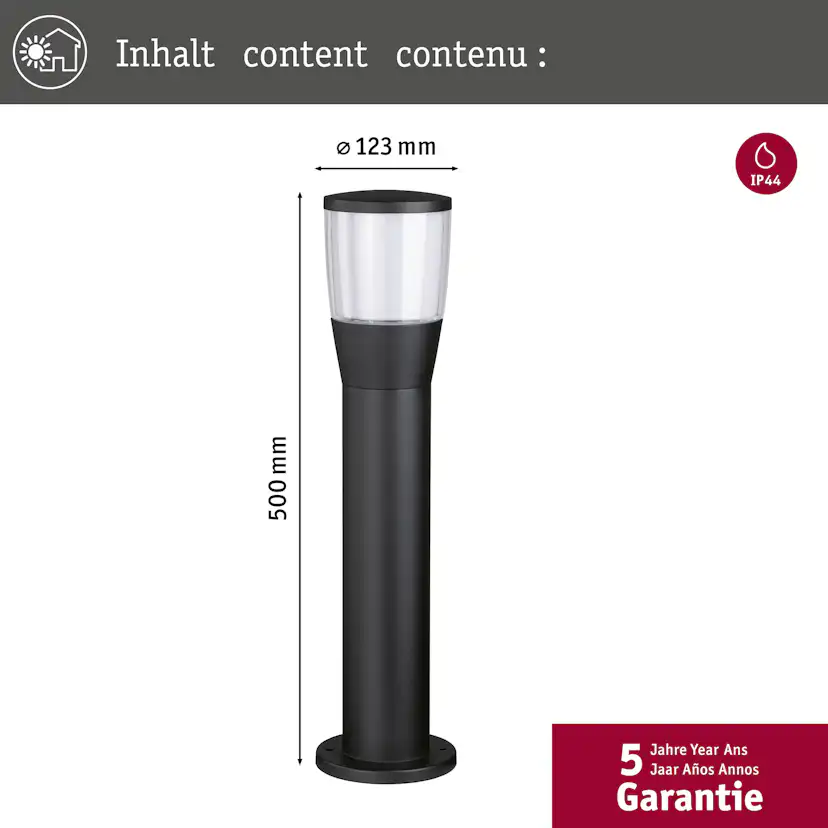 Pollare LED Paulmann Bako Seawater Resistant IP44 230V E14