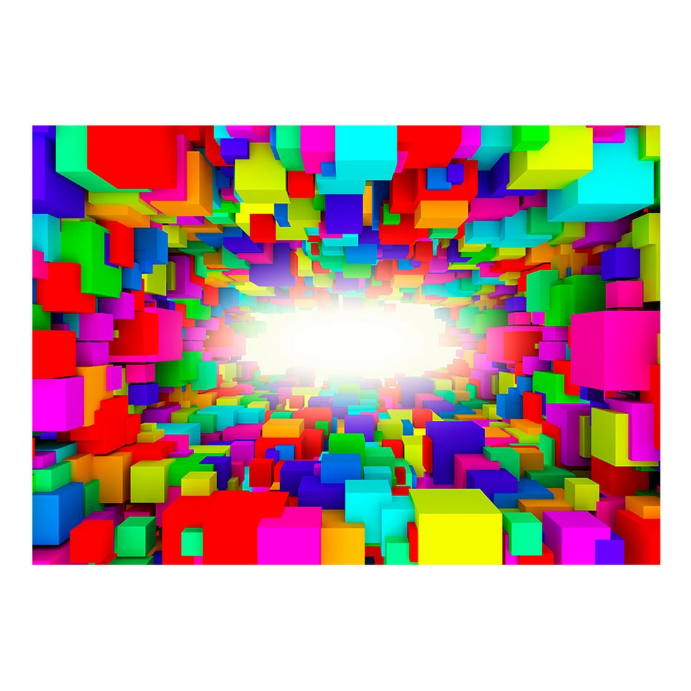 Fototapet Arkiio Självhäftande Light In Color Geometry