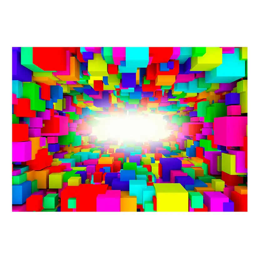 Fototapet Arkiio Självhäftande Light In Color Geometry
