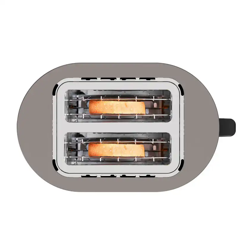 Brödrost BLACK+DECKER Inox 2-Slots 900W Rostfritt Stål