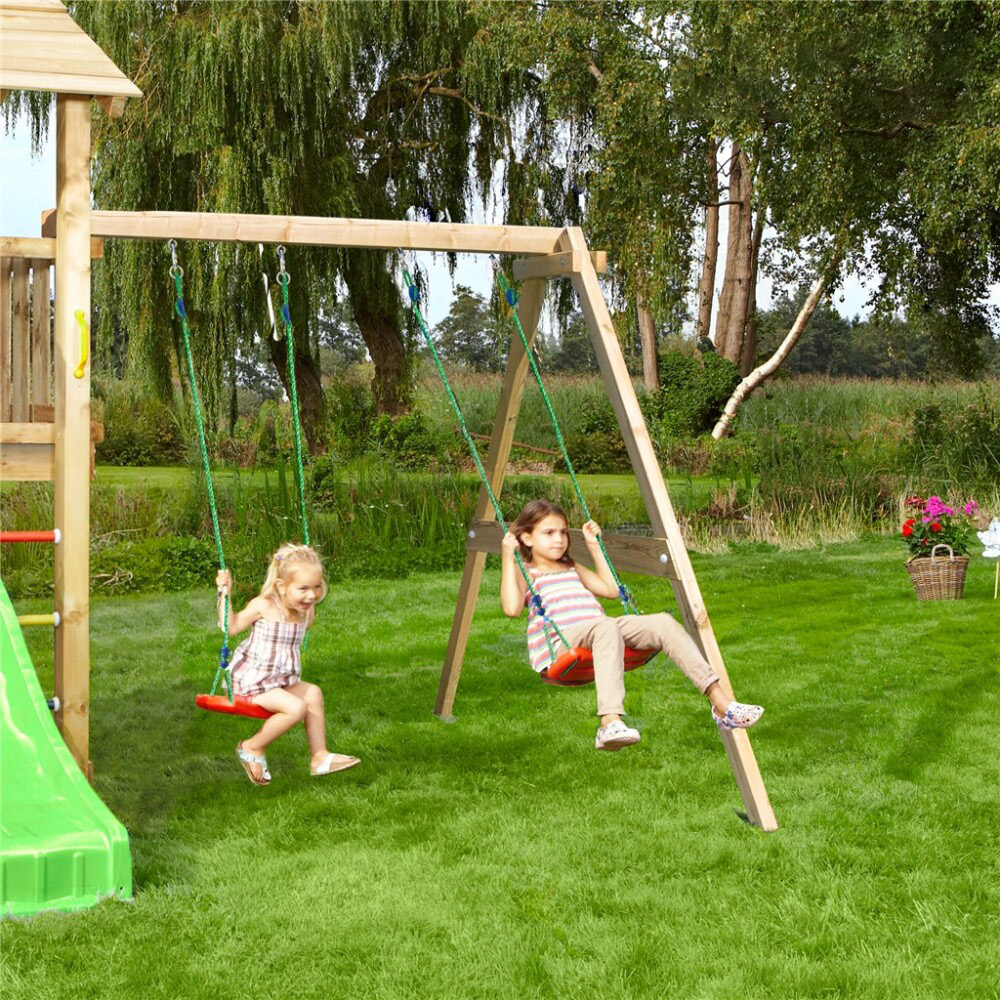 Gungmodul Jungle Gym Swing Modul X'tra Gungställning med Rutschkana