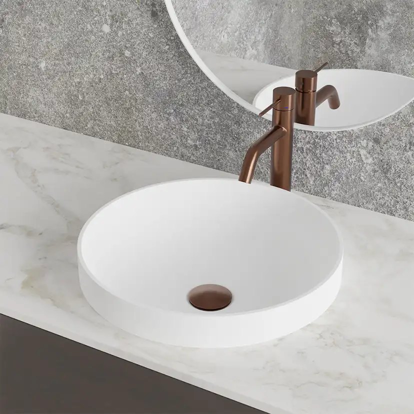 Tvättställsblandare Scandtap Steel Voyage Medium