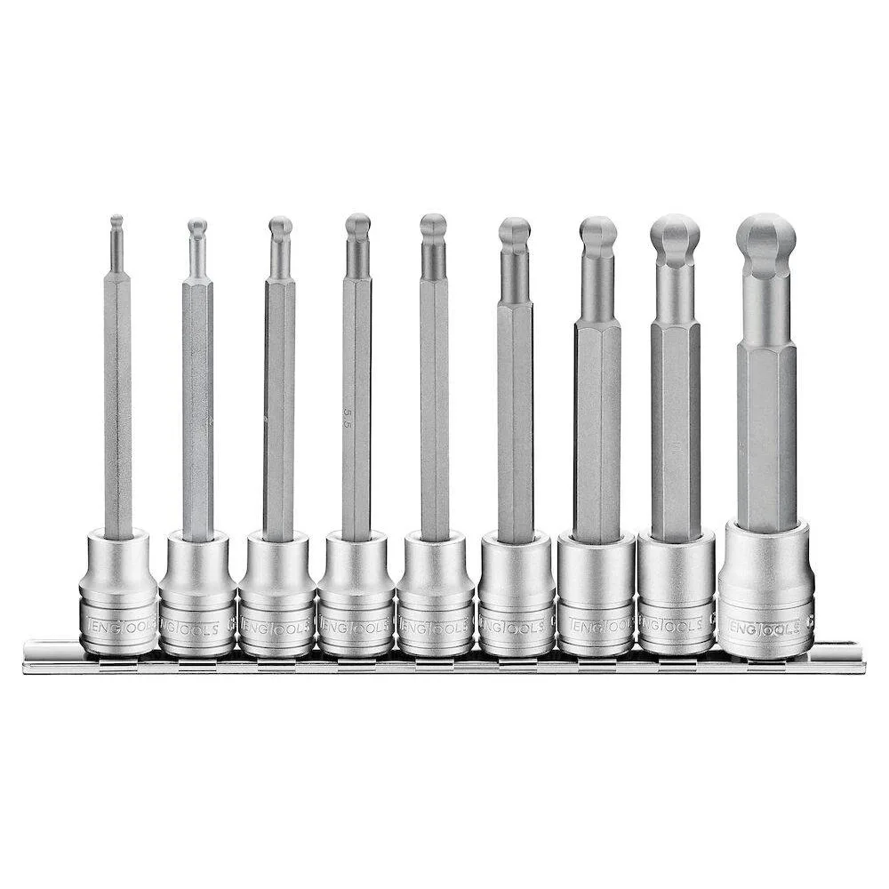 Hylsbitssats Teng Tools Lång 3/8 tum Sexkant