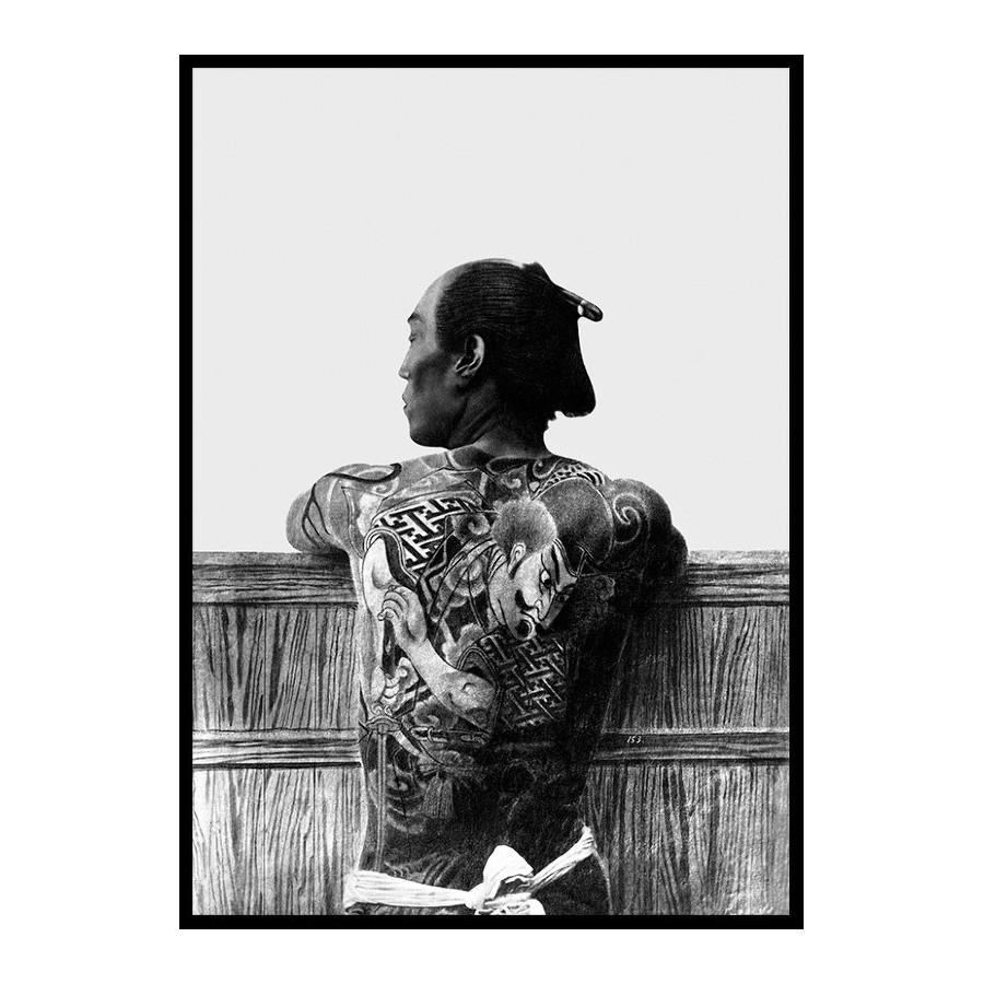 Poster Gallerix Man With Tattoo By Kusakabe Kimbei