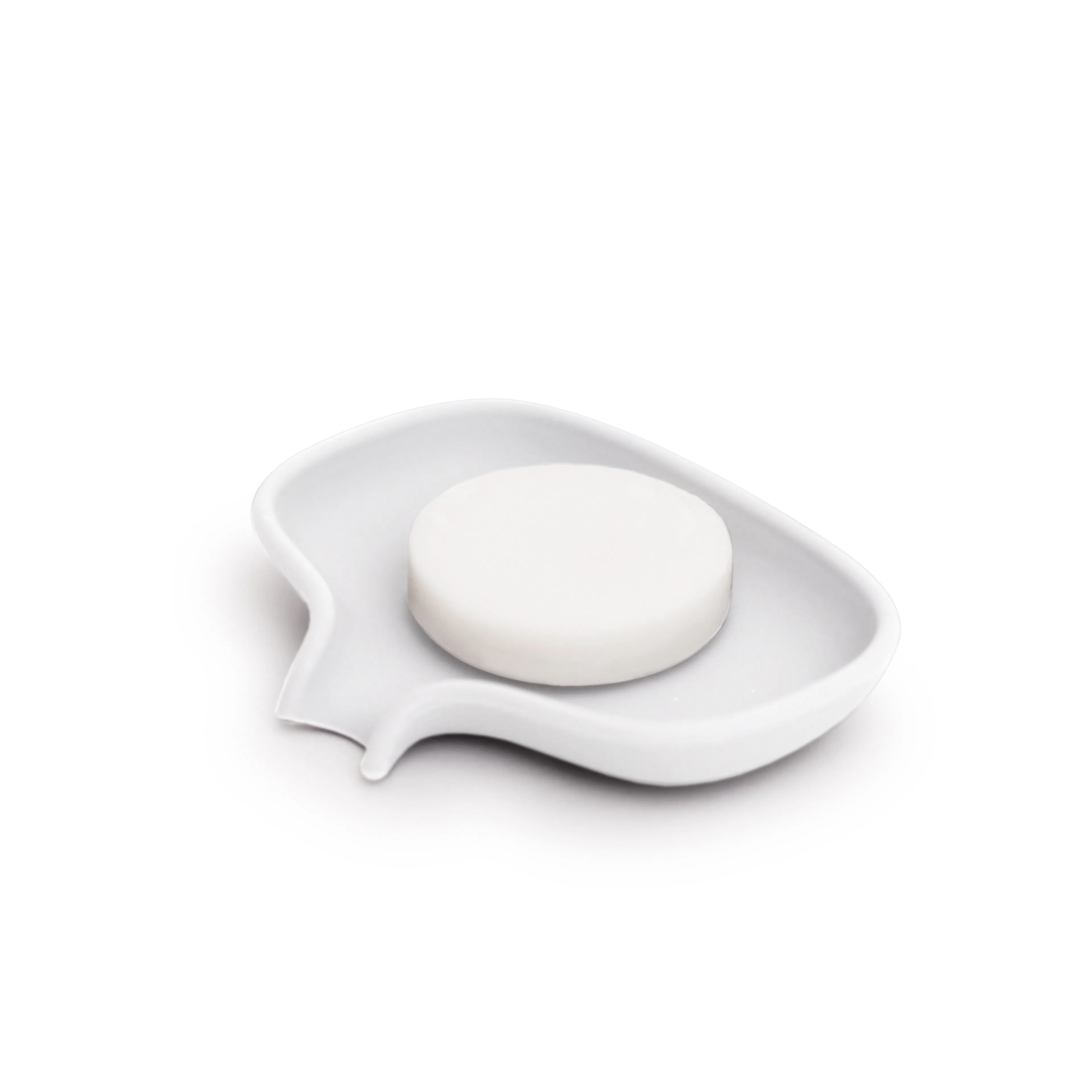 Tvålfat, Soap Saver Flow S - Vit. 10,8x8,5x2 cm. Silikon Färg: Vit