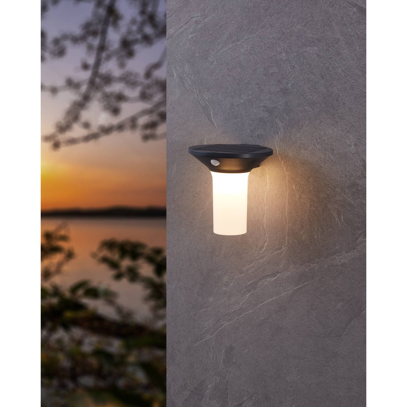 Vägglampa Utebelysning Eglo Corbezzola med Sensor