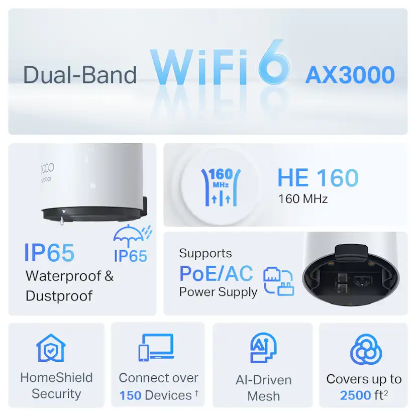 Mesh TP-Link Deco X50-Outdoor 1-Pack