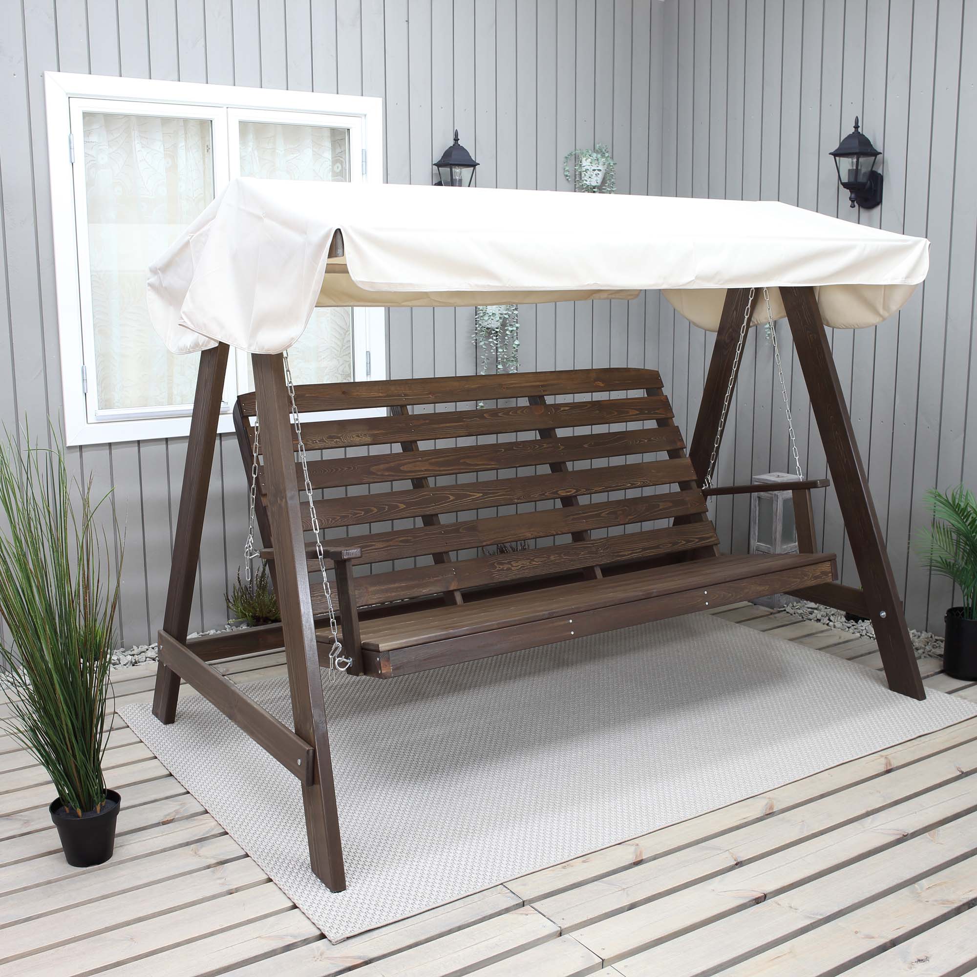 Hammock Baltic Garden Pelle gunga med tak