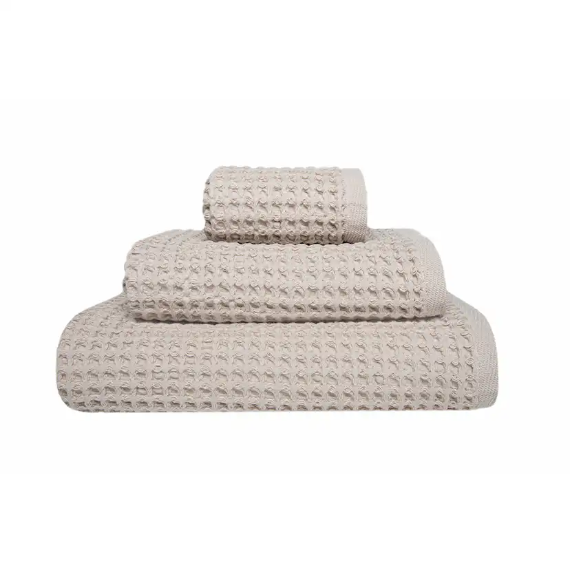 Handduk Favo fog 30x50 cm Färg: Beige, Storlek: 30x50 cm