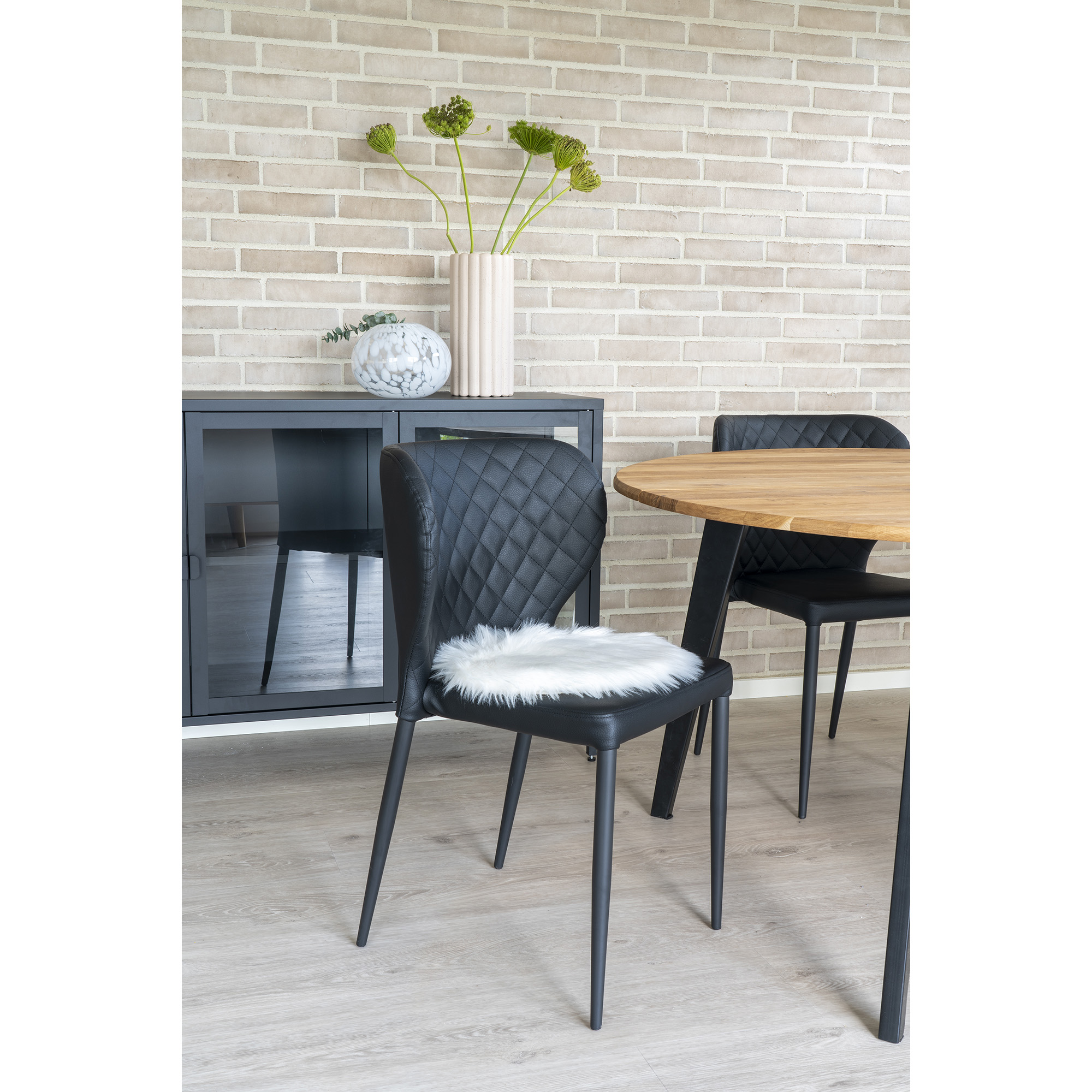 Stolsdyna House Nordic  Konstskinn Ø35 cm