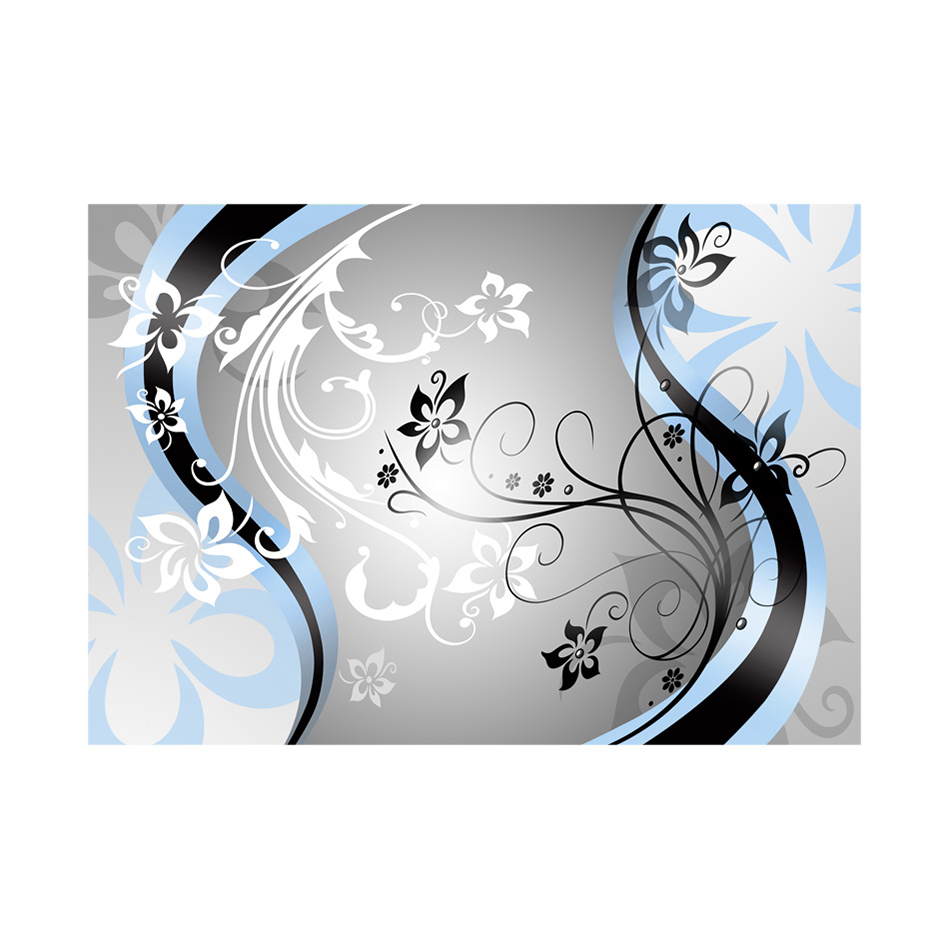 Art-flowers (blue) 250x175 Storlek: 250x175 cm