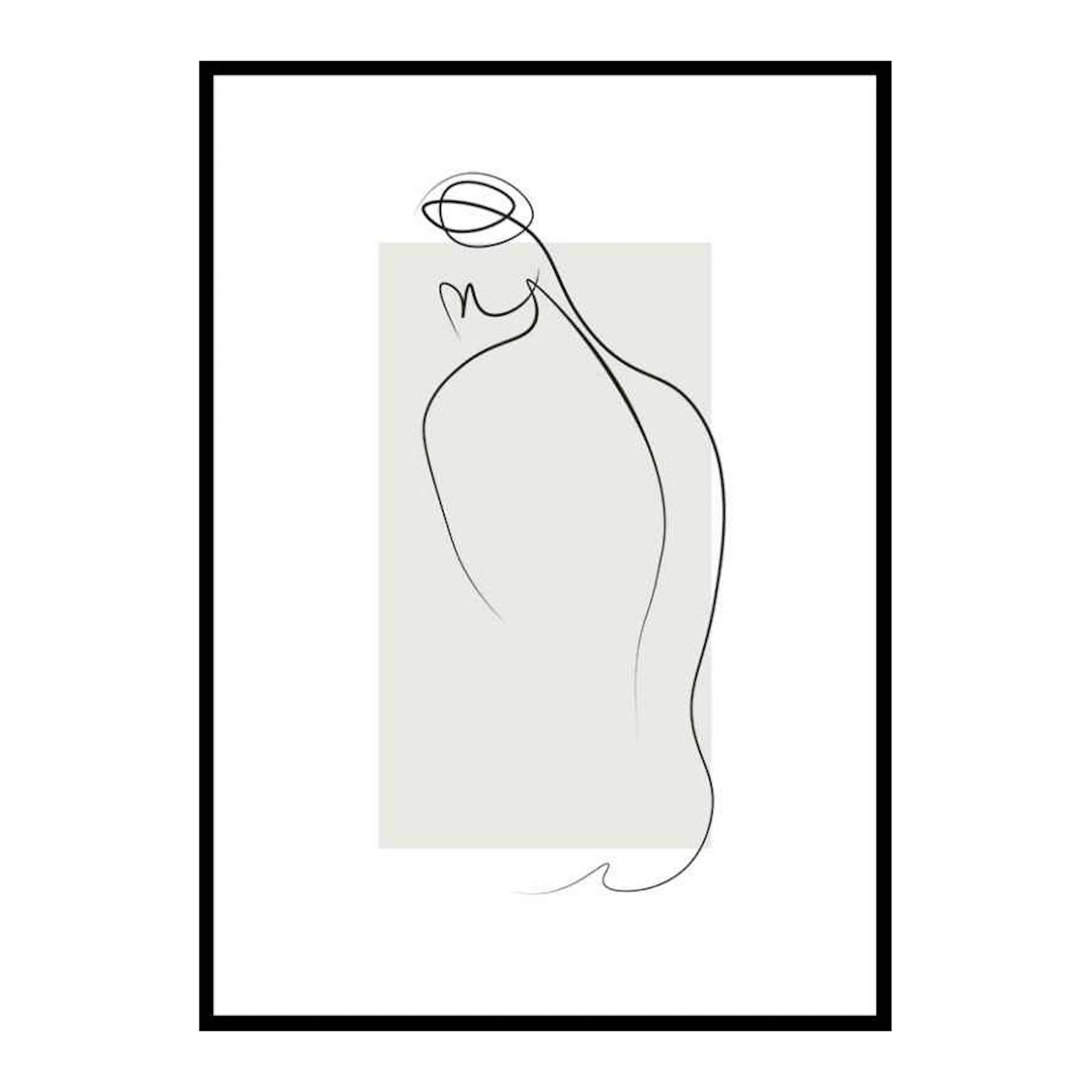 Shapes Line Art No1 50x70 cm