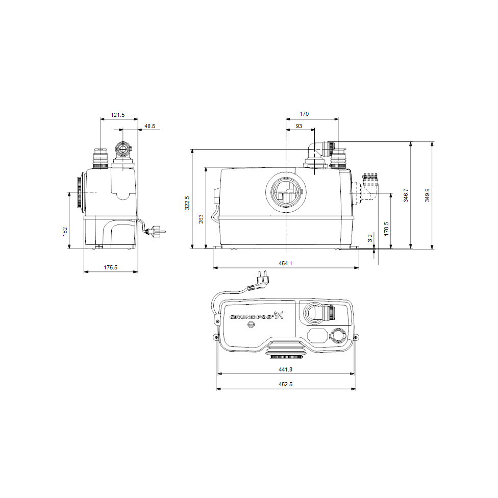 Avloppspump Grundfos Sololift2 WC-1