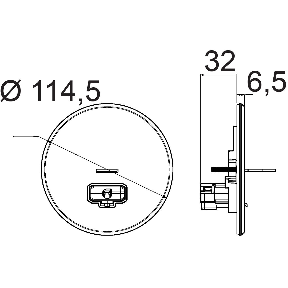 Takuttag Elko DCL 2-Pol Inkl. Stickpropp