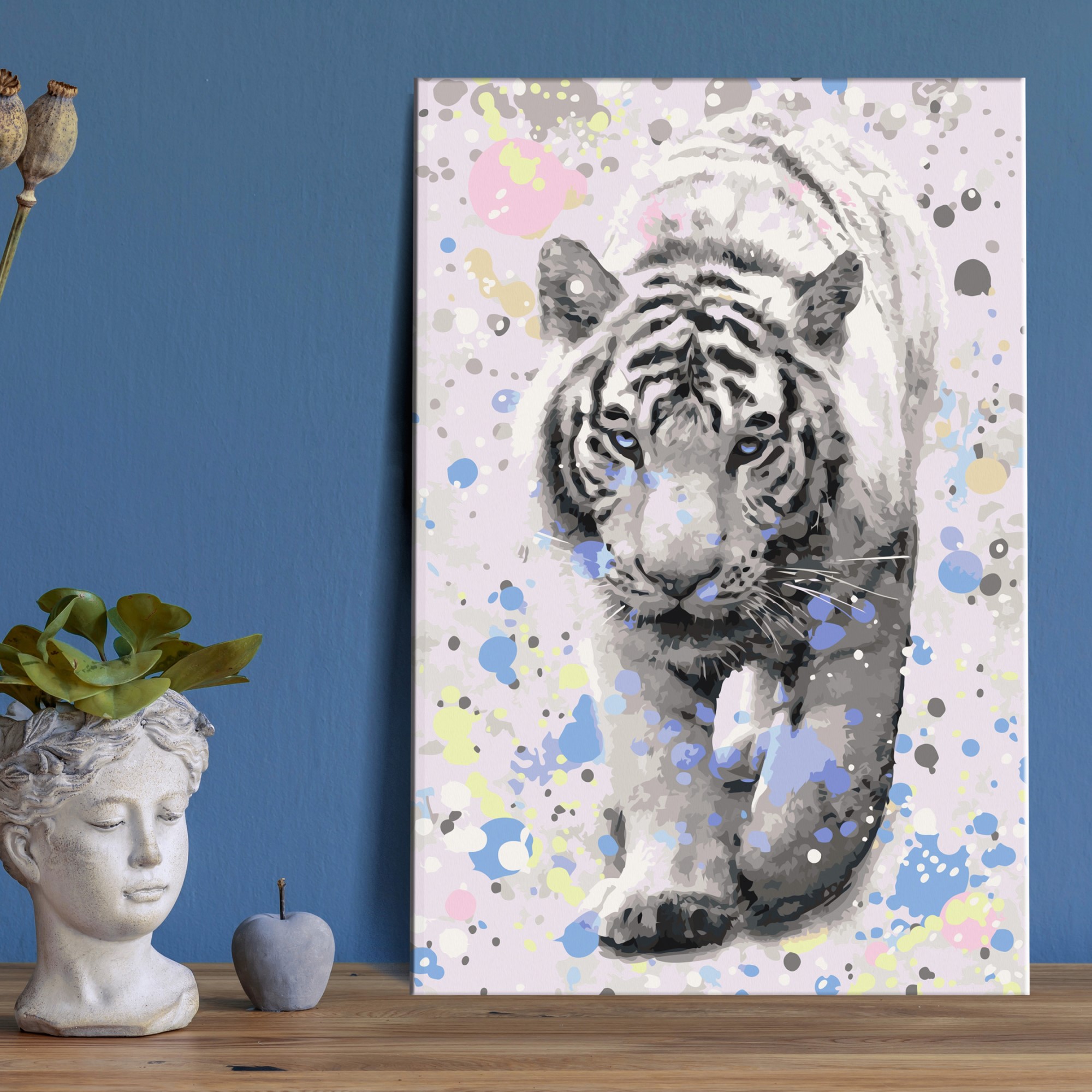 Gör-det-själv Målningar Arkiio White Tiger