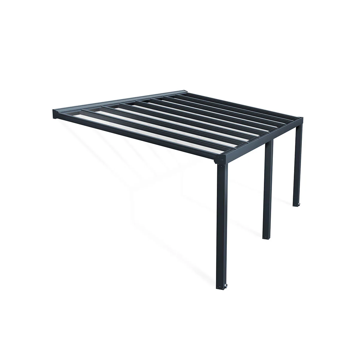 STOCKHOLM PATIO COVER 3.4X5.9 GREY CLEAR 3,4 x 5,9 m