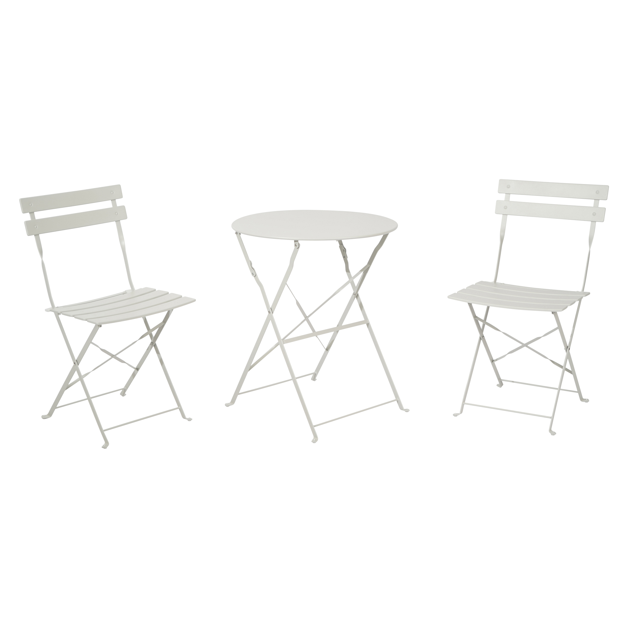Caféset Outfit Sam 2st Fällbara Stolar med Bord Ø60 cm