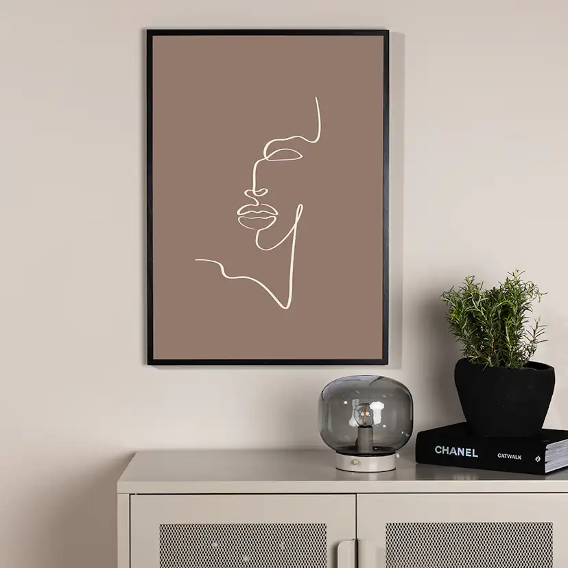 Posters Venture Home Siluette Brun