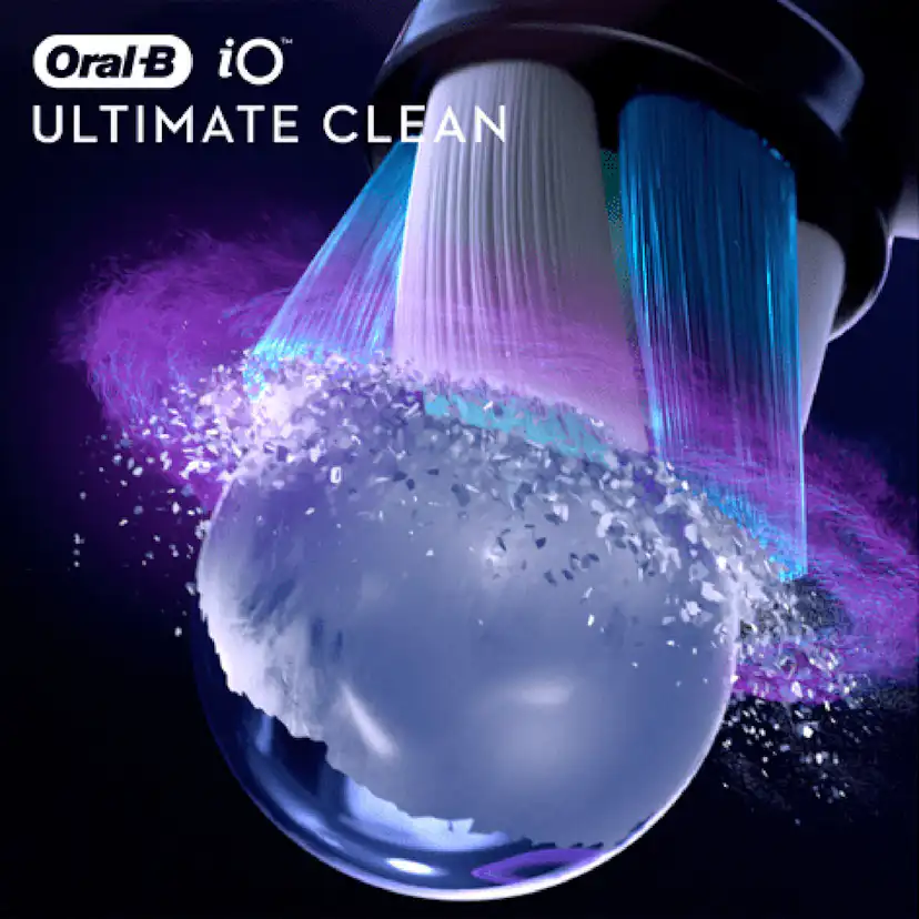 Borsthuvud iO Ultimate Clean Black 4st Svart