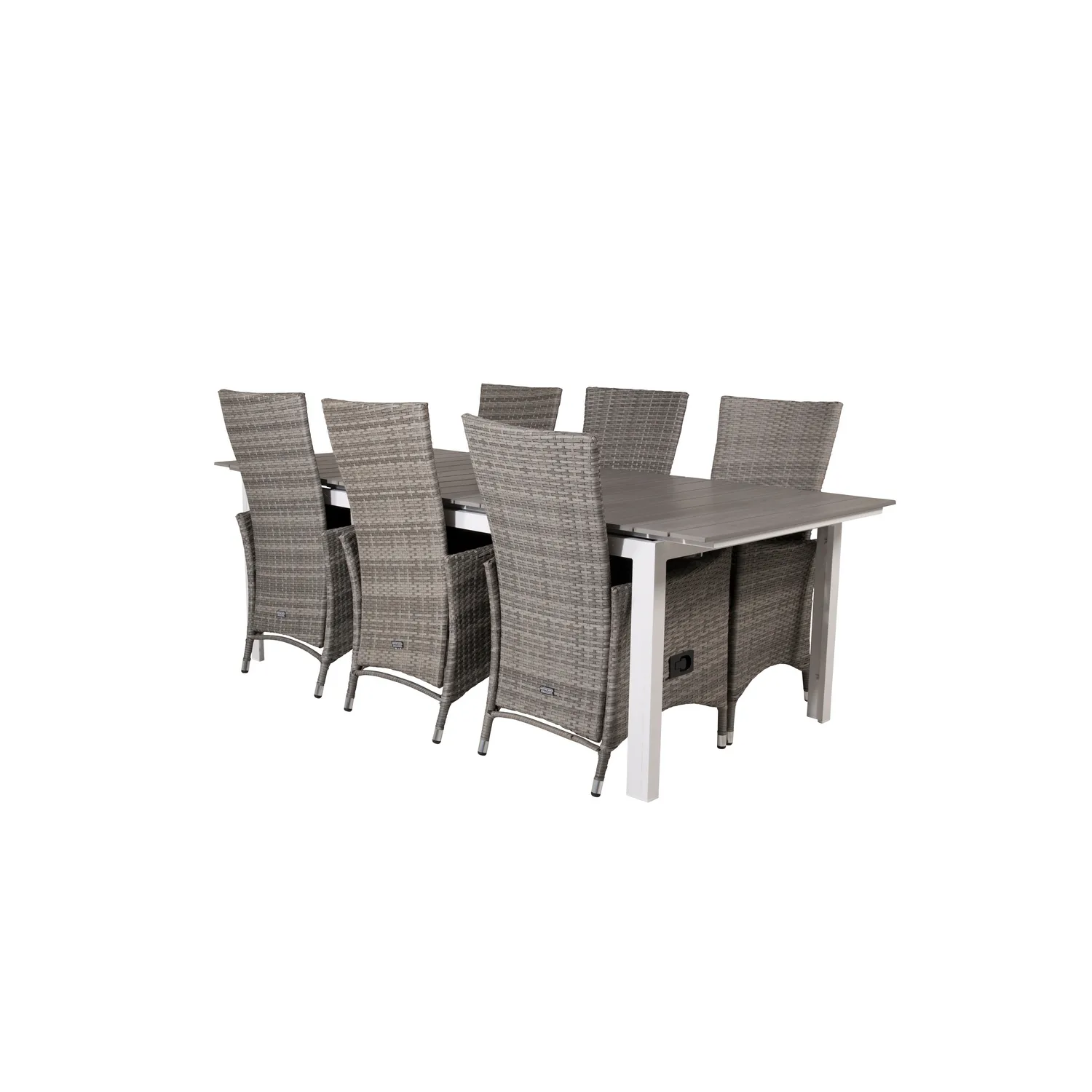 Matgrupp Venture Home Lova 224/324 med 6 Pishi Karmstolar