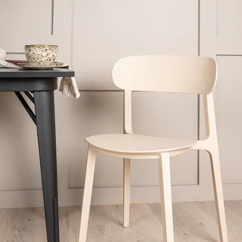 Matstol Venture Home Åstol Beige Stol i Plast 2 st