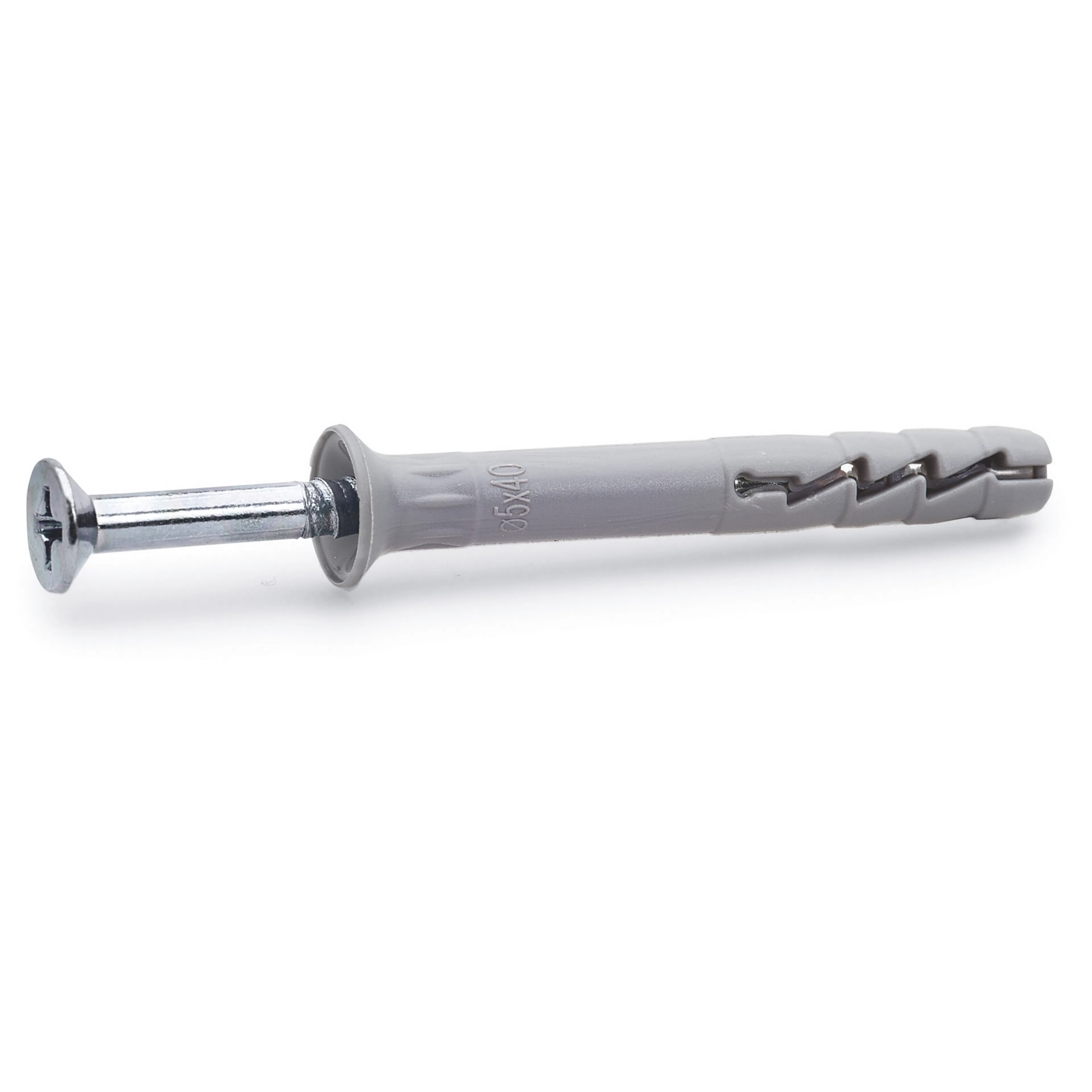 SPIKPLUGG 6X40 FZB BRK=100 Förzinkad, Dimension: 6x40 mm