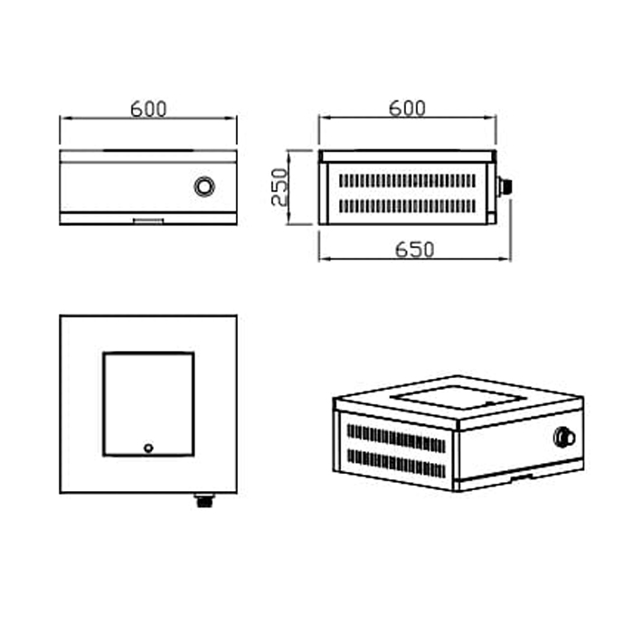 Kolgrill Myoutdoorkitchen Nordic Line med Sidobrännare