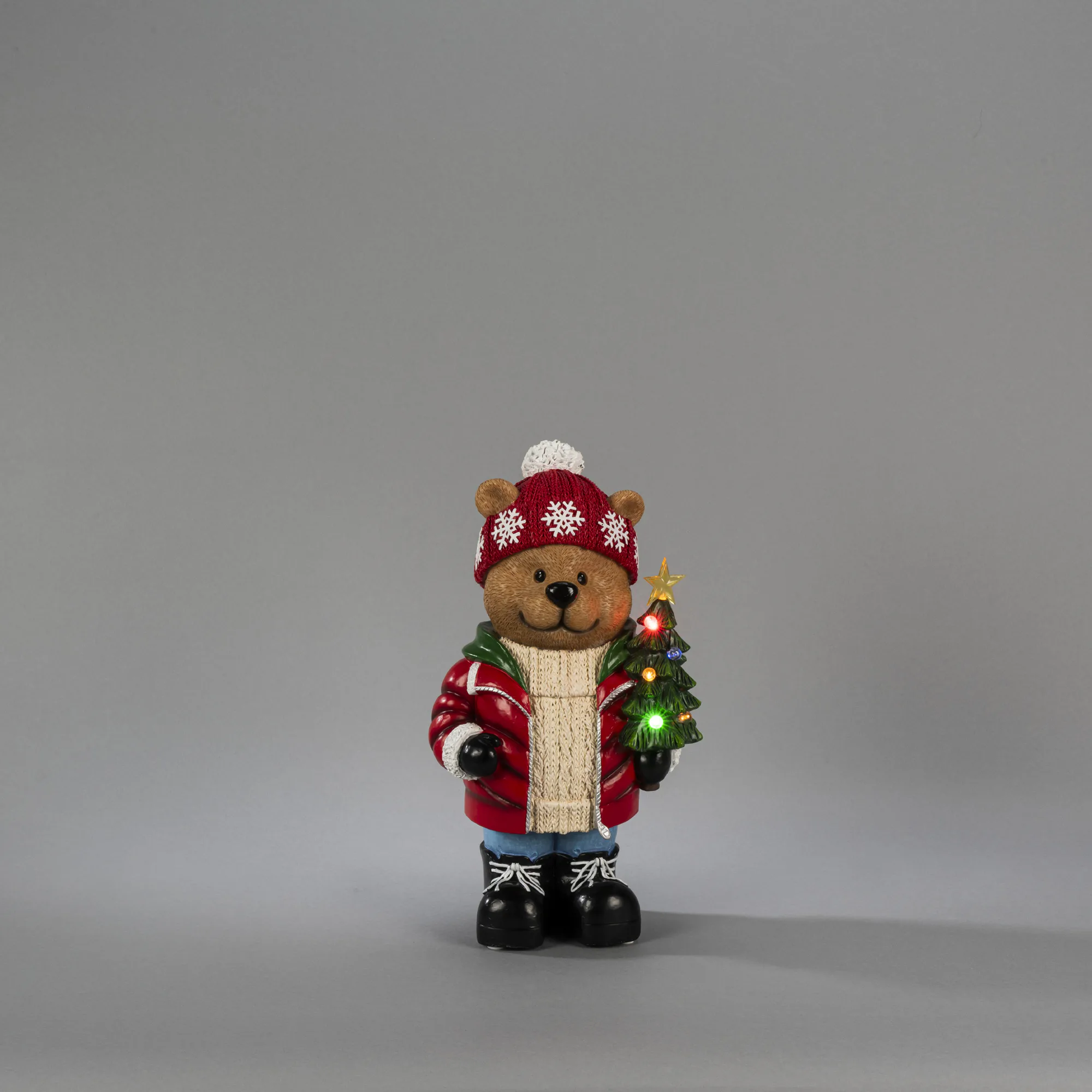 B/O Liten Teddybjörn, LED 38 cm