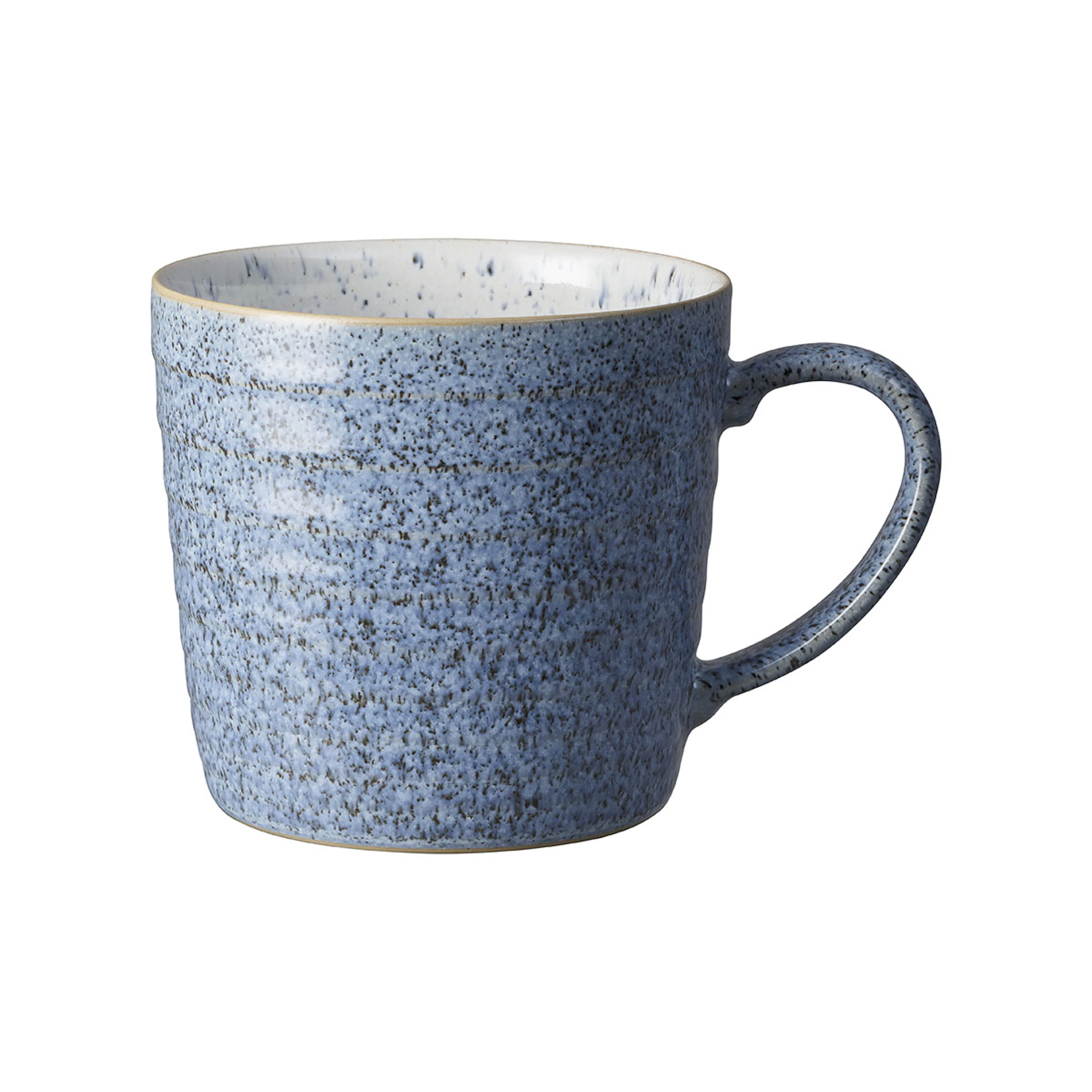 Studio Blue räfflad mugg 40 cl Flint/Chalk
