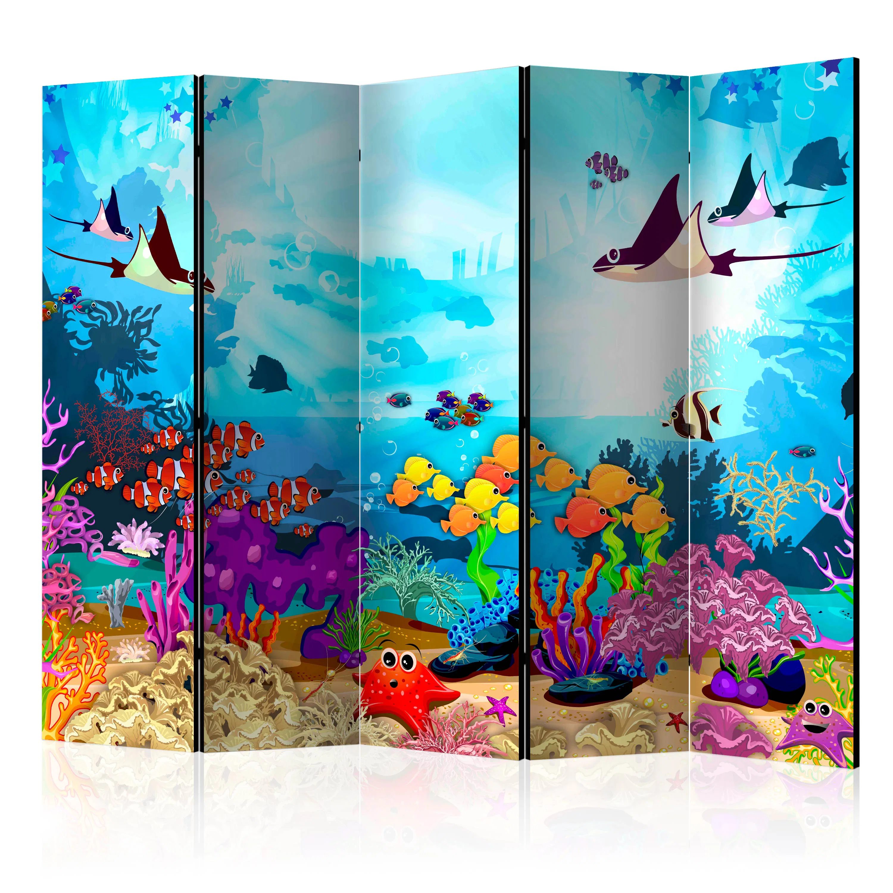 Rumsavdelare Skärmvägg Arkiio Underwater Fun II 225x172 cm
