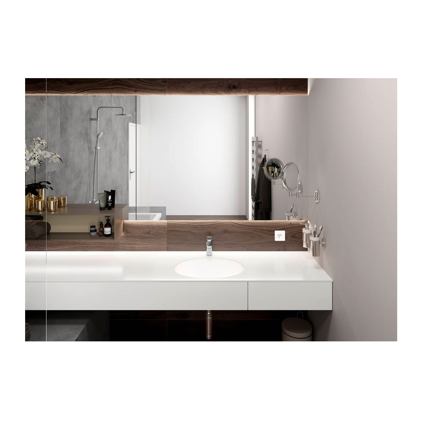 Tvättställsblandare Hansgrohe Vernis Blend 100 med Lyftventil