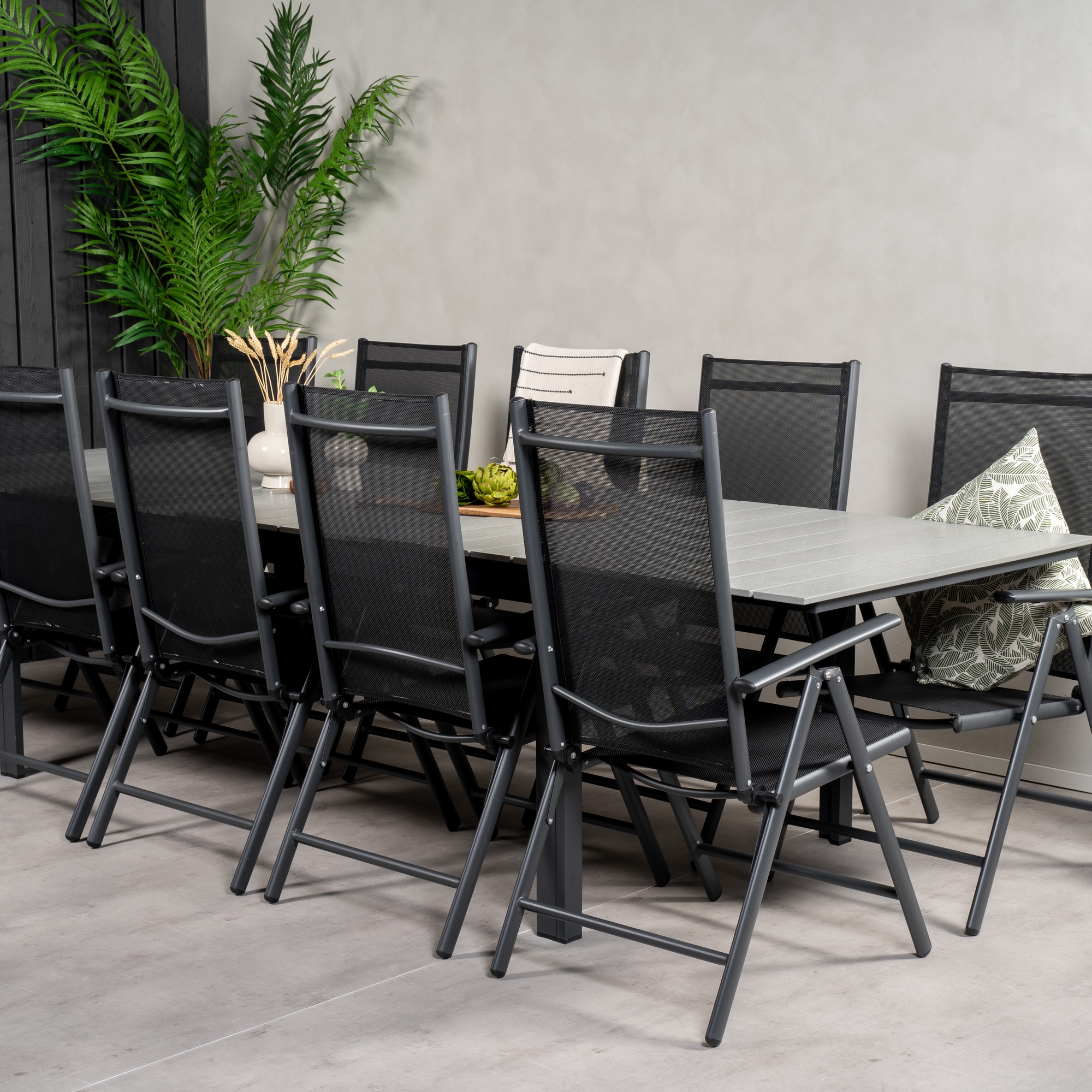 Matgrupp Venture Home Lova 224/324 med 10 Bront Stolar