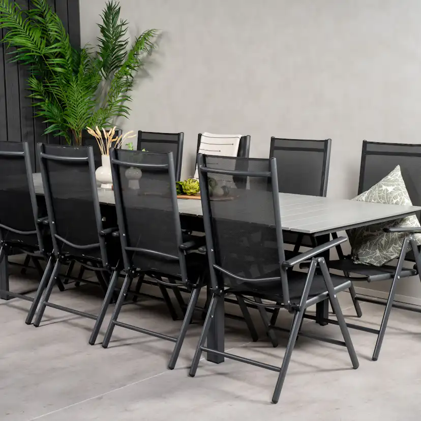 Matgrupp Venture Home Lova 224/324 med 10 Bront Stolar
