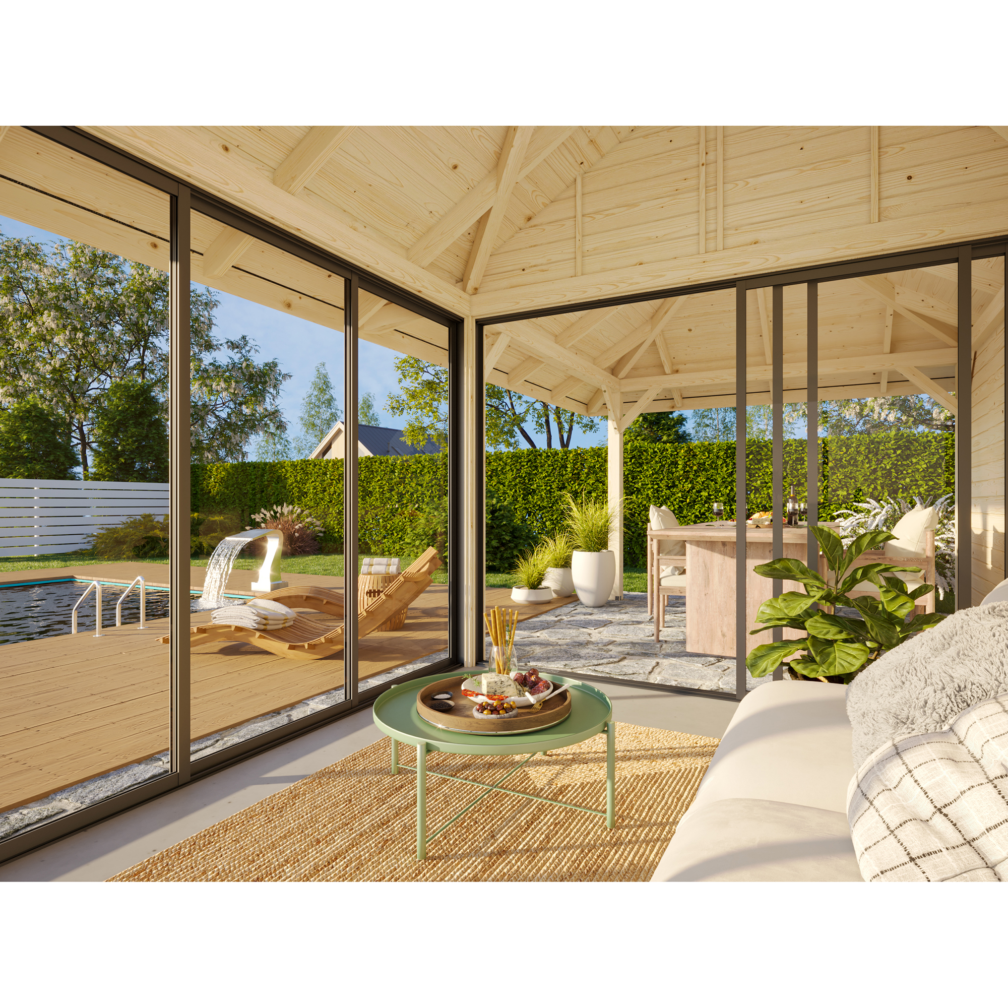 Uterum Palmako Bianca 16,6 m2 Set 206 Slide