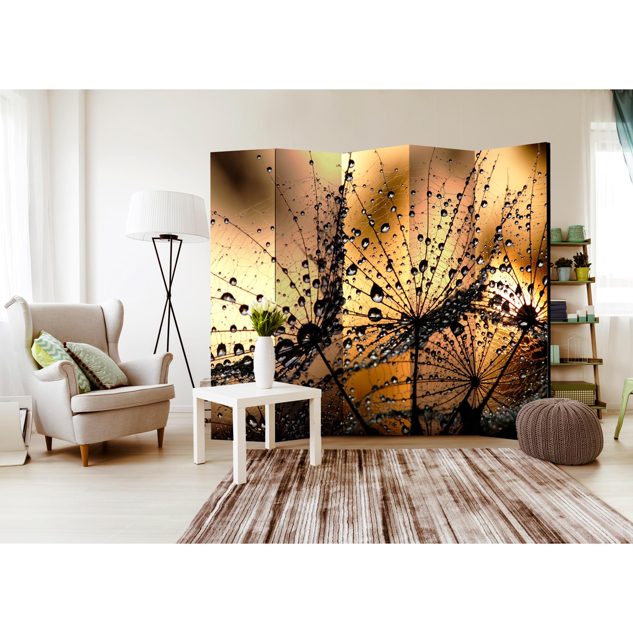 Rumsavdelare Skärmvägg Arkiio Dandelions in the Rain II 225x172 cm
