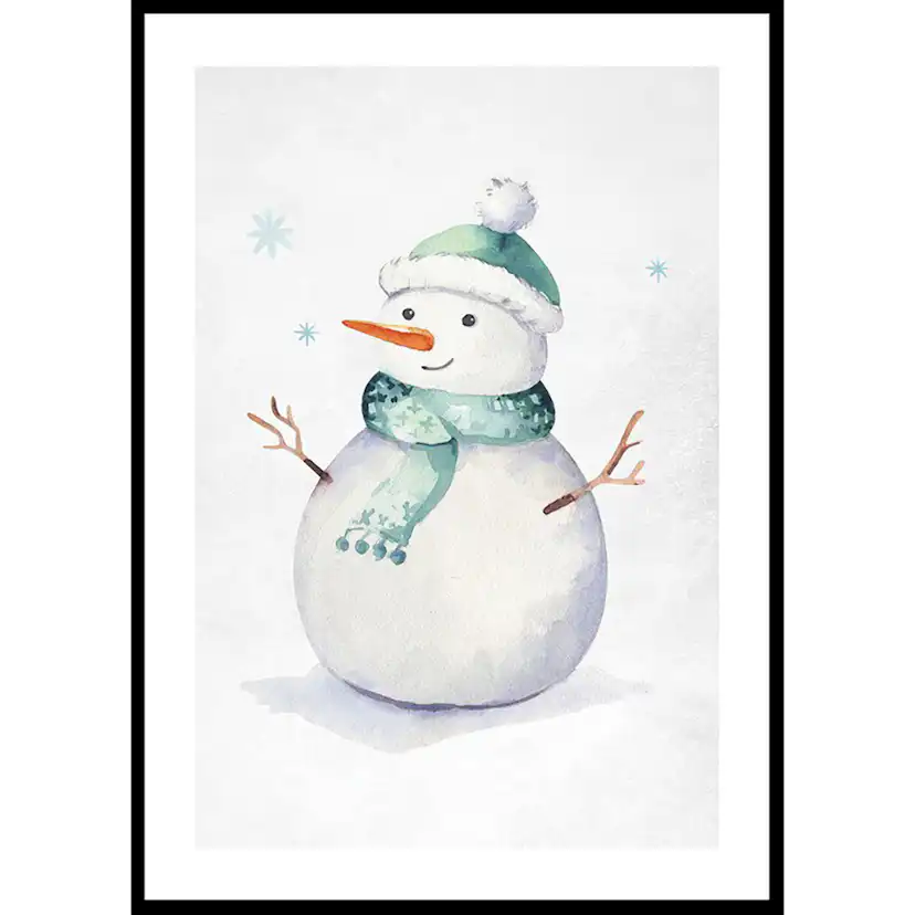 Poster Gallerix Happy Snowman