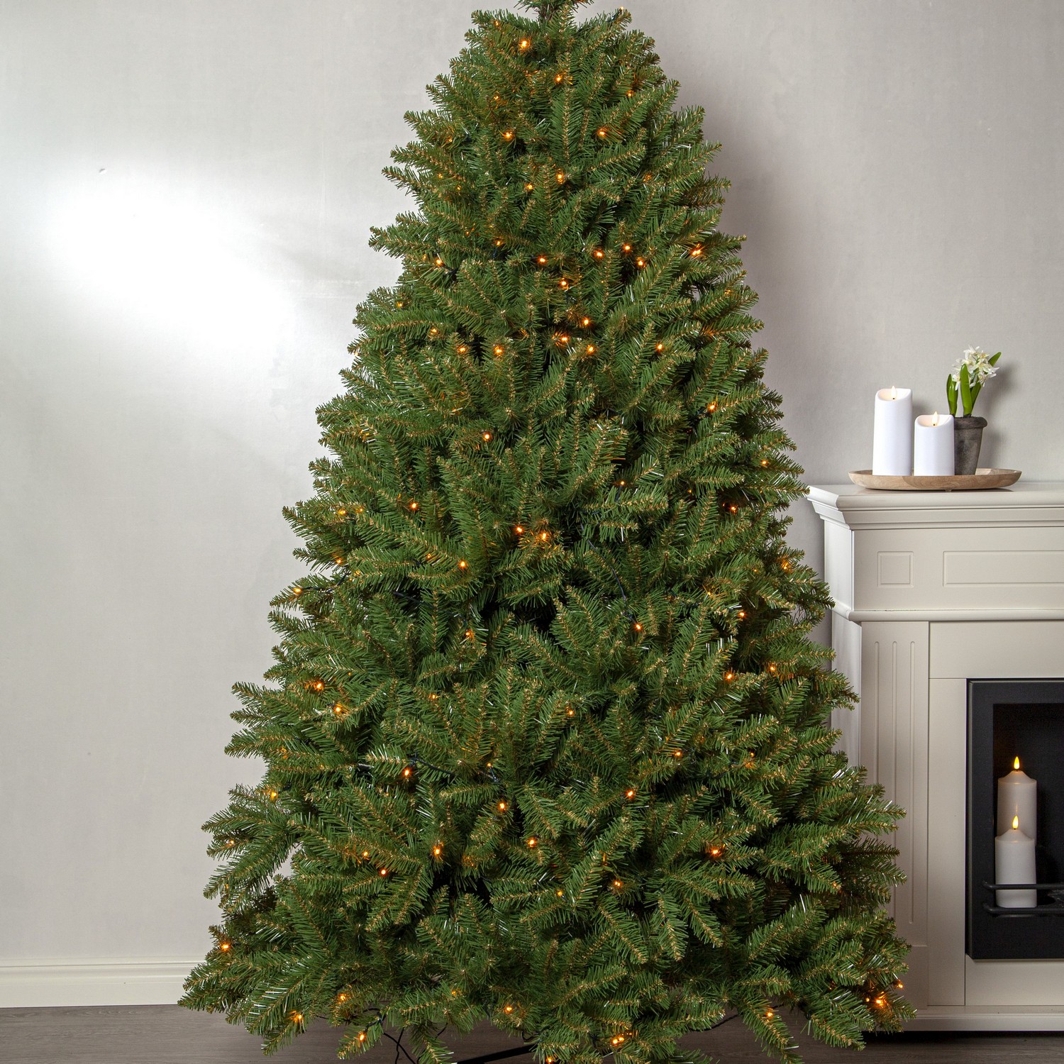 Plastgran Star Trading med LED Narvik 210 cm